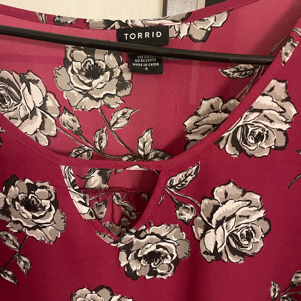 Torrid 4x Long Sleeve Blouse